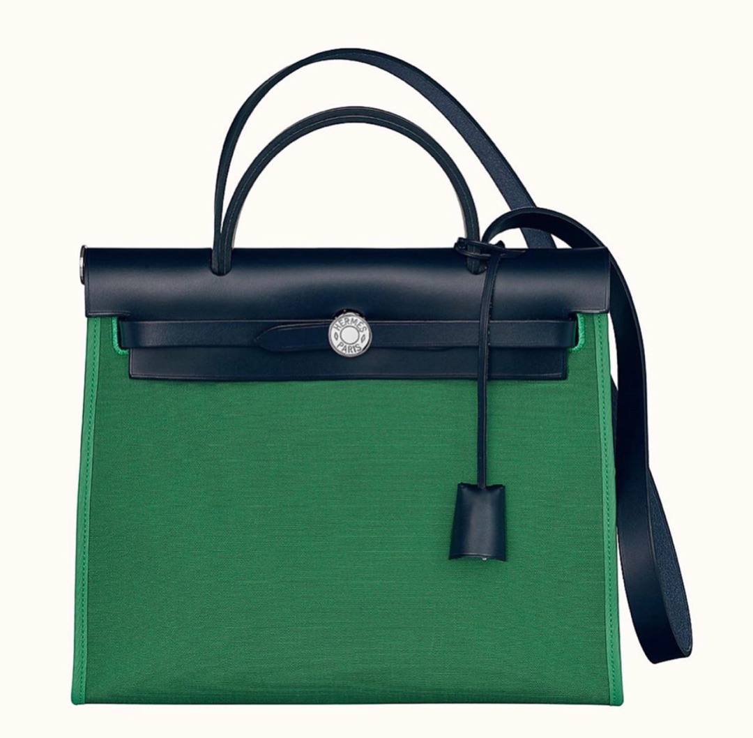 에르메스 에르백31 르투르네 칵투스 블루인디고 은장